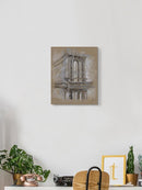 Brushwork Architecture Iv Wall Art -Ethan Harper Designs