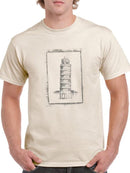A Sketch Of Pisa T-shirt -Ethan Harper Designs