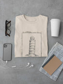 A Sketch Of Pisa T-shirt -Ethan Harper Designs