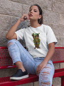 Tabby Ski Cat T-shirt -Fab Funky Designs