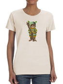 Tabby Ski Cat T-shirt -Fab Funky Designs