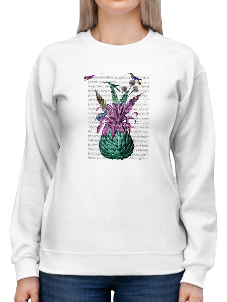 A Tropical Artichoke Sweatshirt -Fab Funky Designs