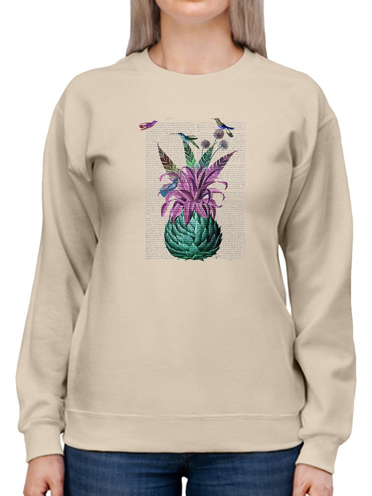 A Tropical Artichoke Sweatshirt -Fab Funky Designs