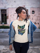 Butterflies On Paper Iv T-shirt -Fab Funky Designs