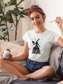 Black Rabbit. T-shirt -Fab Funky Designs