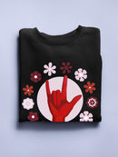 Groovy Love C Sweatshirt -Grace Popp Designs