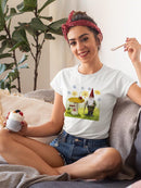 Gnome Neighbors Iv. T-shirt -Grace Popp Designs