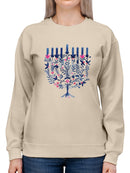 Boho Hanukkah I Sweatshirt -Grace Popp Designs