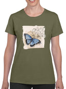 Butterflies On Paper T-shirt -Grace Popp Designs