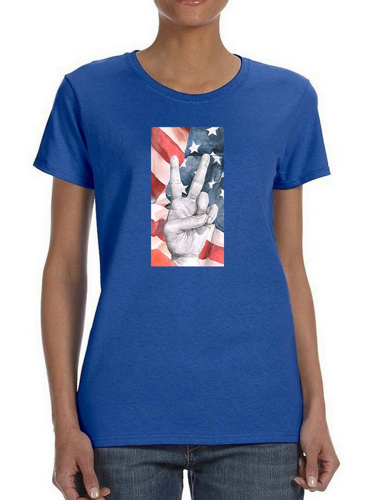 American Peace Sign T-shirt -Jennifer Paxton Parker Designs