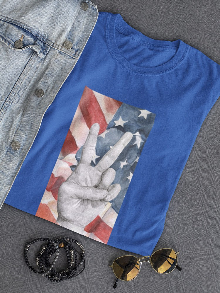 American Peace Sign T-shirt -Jennifer Paxton Parker Designs