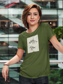 Bluegrey Flycatcher T-shirt -John James Audubon Designs