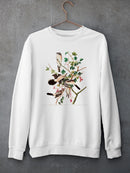 Great Cinereous Shrikes Sweatshirt -John James Audubon Designs
