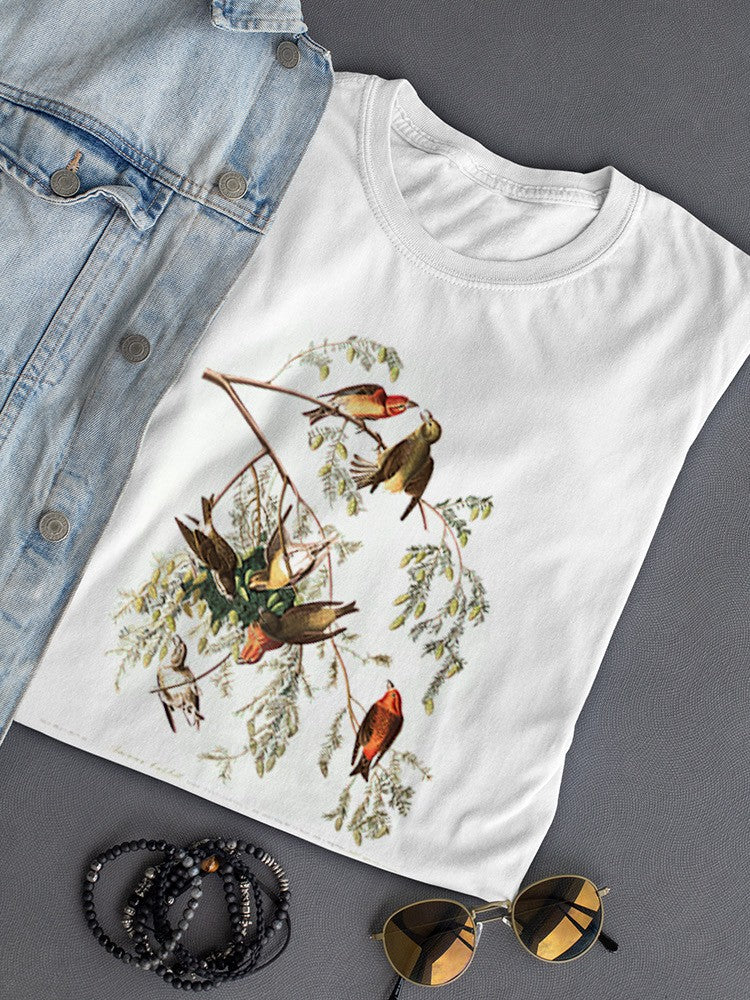 American Crossbill T-shirt -John James Audubon Designs