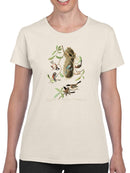 Black-Capt Titmouse. T-shirt -John James Audubon Designs