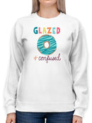 Happy Donuts Iii Sweatshirt -June Erica Vess Designs