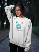 Happy Donuts Iii Sweatshirt -June Erica Vess Designs