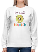 Happy Donuts Ii Sweatshirt -June Erica Vess Designs