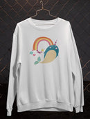 Happy Narwals Iv Sweatshirt -June Erica Vess Designs