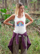 Go Forth And Be Awesome Racerback Tank -June Erica Vess Designs