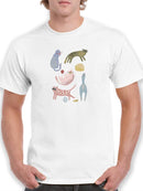 Cat Squad Iii. T-shirt -June Erica Vess Designs