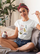 Cat Squad Iv. T-shirt -June Erica Vess Designs