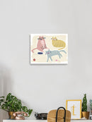 Cat Squad Wall Art -June Erica Vess Designs