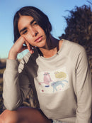Cat Squad Sweatshirt -June Erica Vess Designs