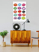 Kiss Kiss I Wall Art -June Erica Vess Designs