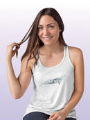 Cetacea Gray Whale. T-shirt -June Erica Vess Designs