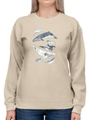Cetacea I. Sweatshirt -June Erica Vess Designs