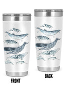 Cetacea Ii. Tumbler -June Erica Vess Designs