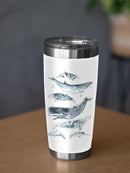 Cetacea Ii. Tumbler -June Erica Vess Designs