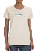 Cetacea Narwhal T-shirt -June Erica Vess Designs