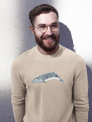 Cetacea Sei Whale Sweatshirt -June Erica Vess Designs