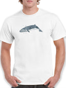 Cetacea Sei Whale T-shirt -June Erica Vess Designs