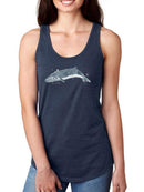 Cetacea Sei Whale T-shirt -June Erica Vess Designs