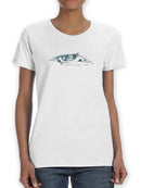 Cetacea Shepherd's Beak Whale T-shirt -June Erica Vess Designs