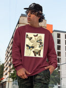 Butterflies In Nature I Sweatshirt -Megan Meagher Designs