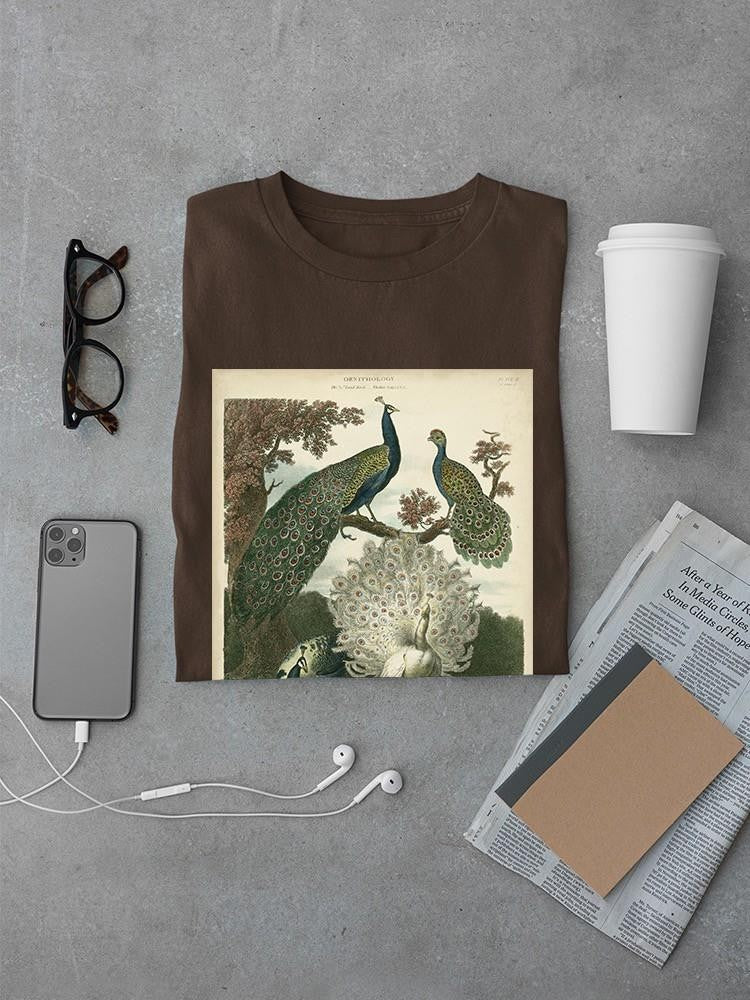 Peacock Gathering T-shirt Men's -Sydenham Edwards Designs