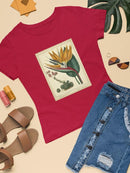 Golden Bird Of Paradise T-shirt -Sydenham Edwards Designs