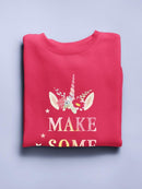 Sweet Unicorn Iv Sweatshirt -Victoria Barnes Designs