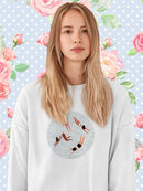 Swimsuit Girls Sweatshirt -Victoria Borges Designs