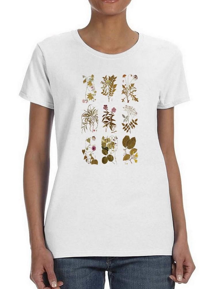 Antique Floral Grid Ii T-shirt -Vision Studio Designs