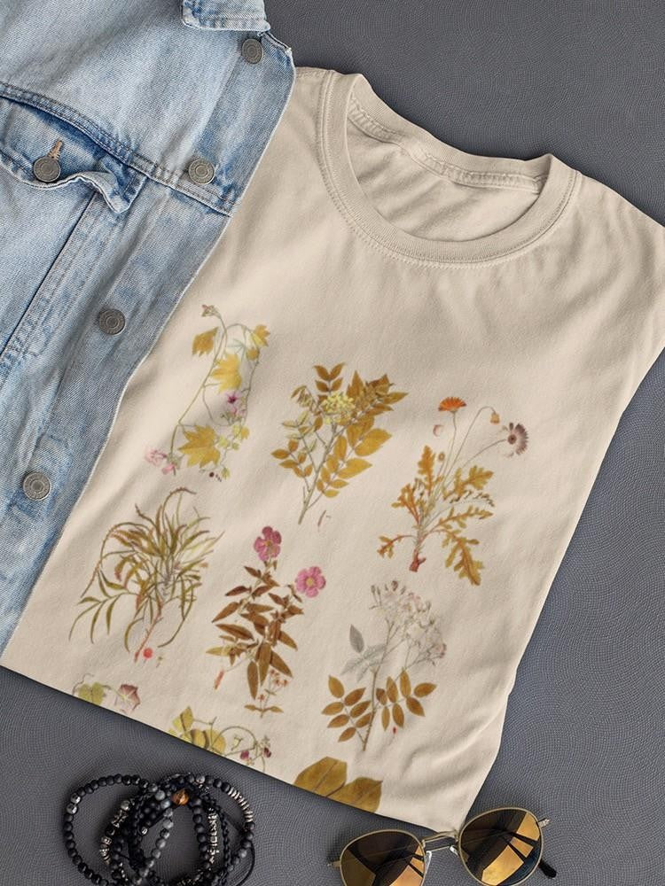 Antique Floral Grid Ii T-shirt -Vision Studio Designs