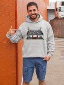 The Red Buttons Hoodie or Sweatshirt -Miguel Morales Designs