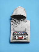 The Red Buttons Hoodie or Sweatshirt -Miguel Morales Designs