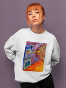 Reaching For The Atm Sweatshirt -Oguz Gurel Designs