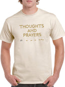Thoughts, Prayers And Bullets T-shirt -Dennis Goris Designs