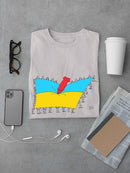 Catching A Missile T-shirt -Dennis Goris Designs